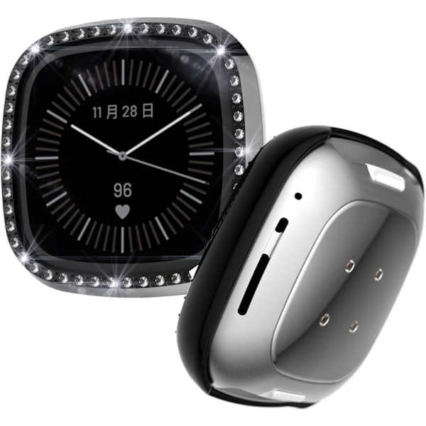 [1-pack] Bling Hard Bumper Frame för Fitbit Sense/Versa 3 Watch,