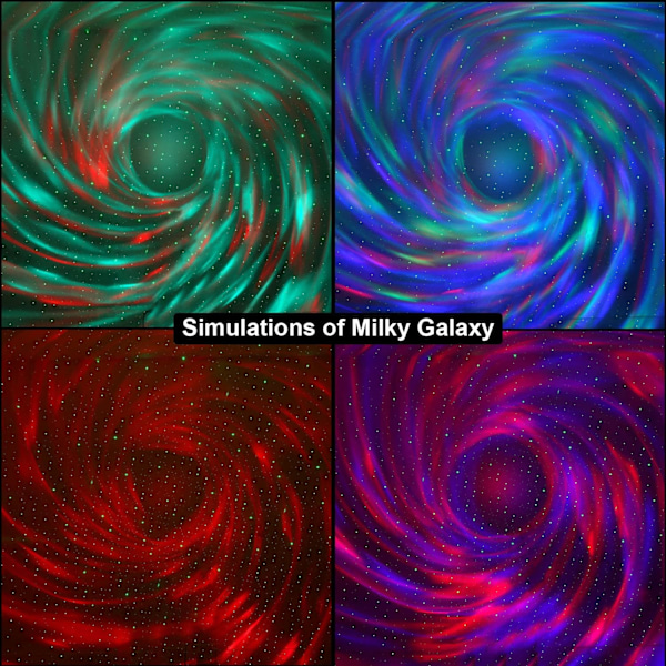Galakseprojektor Stjernelys Projektor, Stjernehimmel Natt