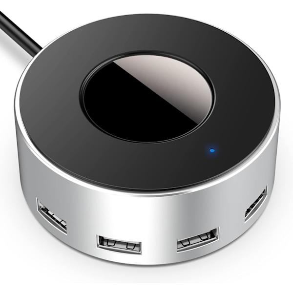 6-ports USB-oplader Ladestation med Smart
