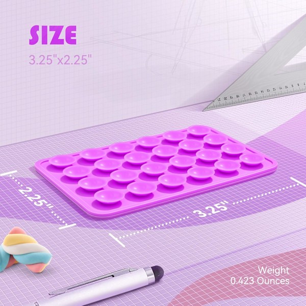 Silikone Telefon Sticky Grip, Sugekop Telefon Cover Holder til iPhone og Android, Håndfri Sticky Mobiltelefon Grip, Mobil Fidget Spejl Holder til Selfie