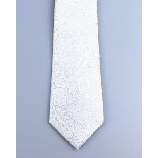 Herr Novelty Floral Bröllop Slips Nätvävd Lyx Mönster Smal