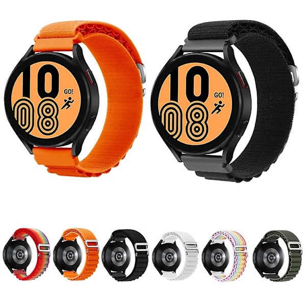 Universell nylonklockarmband för Garmin Forerunner 255s / Venu 2s VEM Black