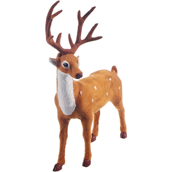 Reindeer Figure Elk Statues Deer Miniatures Home Decorations Cake Toppers