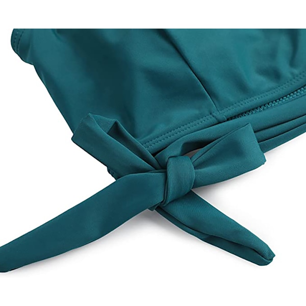 Bikini med hög midja och en axeldesign