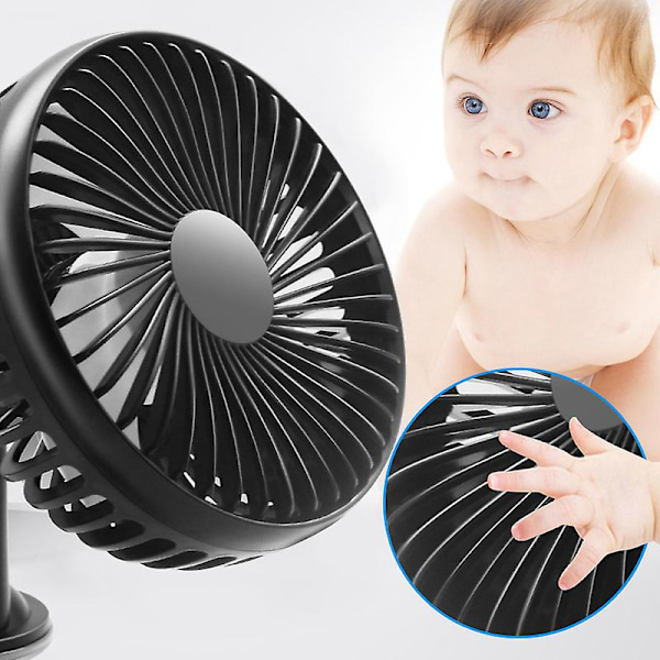 Multifunktionel USB bilventilator Bil elektrisk ventilator