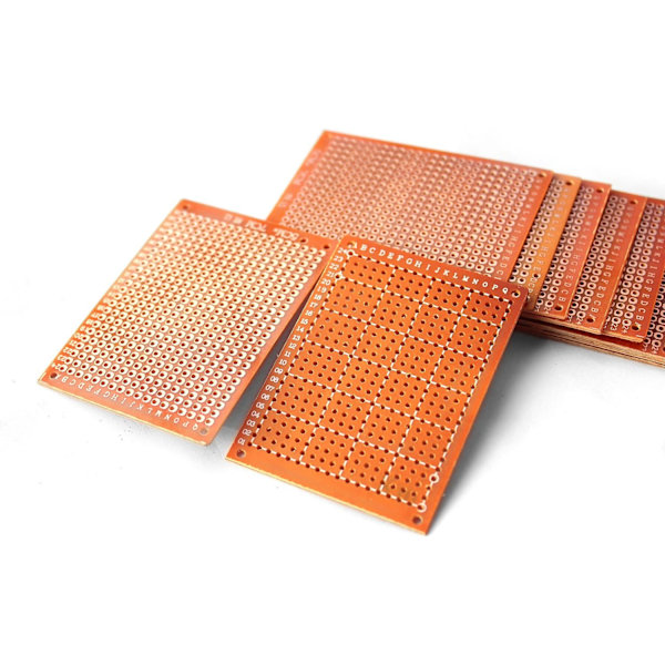 10 stk. Universal PCB Prototype Board Kit til DIY Lodning, 5cmx7cm