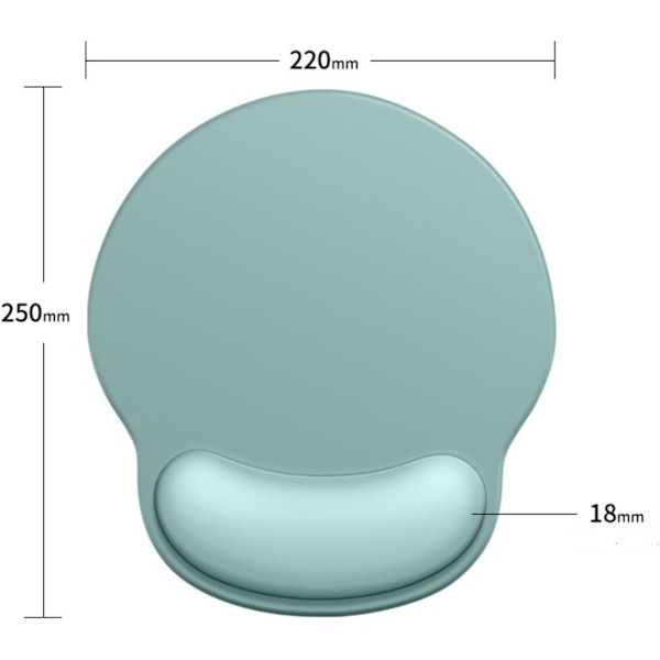 Gradient Handledsstöd Musmatta Handledsstöd Dator Silikon Musmatta