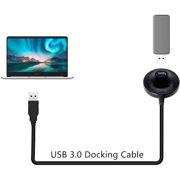 USB 3.0-förlängningskabel med bas USB 3.0-förlängare typ A