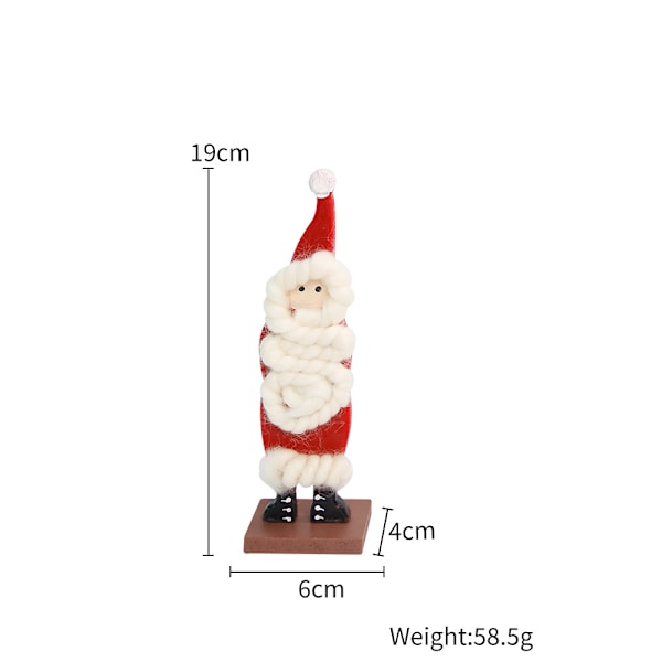 Träsnögubbe julgransprydnad dekoration