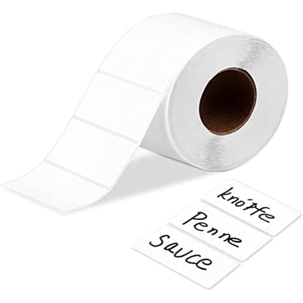 1500 Self Adhesive Address Labels White Stickers Labels Roll