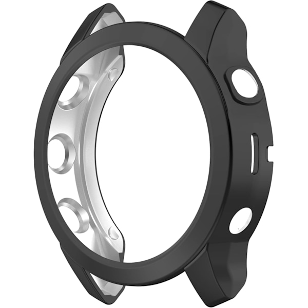 Skal Kompatibelt med Garmin Fenix 7S Skärmskydd, Mjukt TPU Pläterat Skyddsskal Skyddande Ram för Garmin Fenix 7S/7S Solar/7