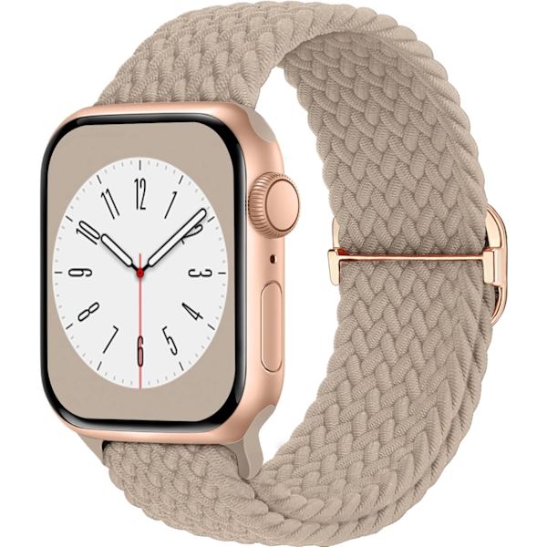 Flettet Solo Loop kompatibel med Apple Watch Band 38 mm