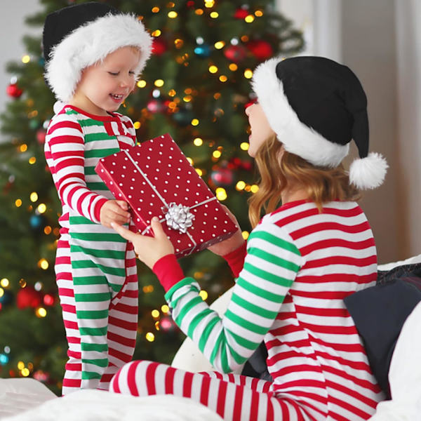 Julehat til voksne - Lang plys julehat til jul, nytår og festlige fester
