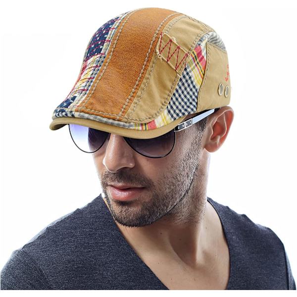 Herre Beret Hat Justerbar Newsboy Cap: Gatsby Style