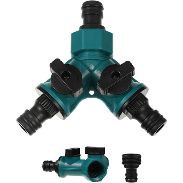 2-veis slangekoblingsadapter - Hage Y-splitter-tilkobling