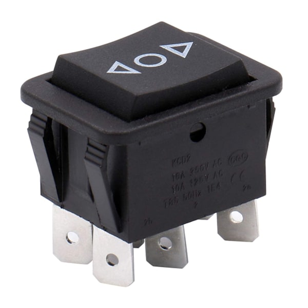 Momentan vippbrytare - 16A DPDT PÅ-AV-PÅ vippbrytare, 2-pack