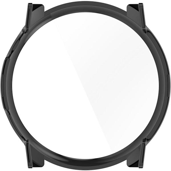 Smartwatch Full Coverage PC Skyddsfodral med Härdat Glas Skärmskydd Kompatibelt med Coros Pace 3, Mjukt och Hållbart (Svart) Svart