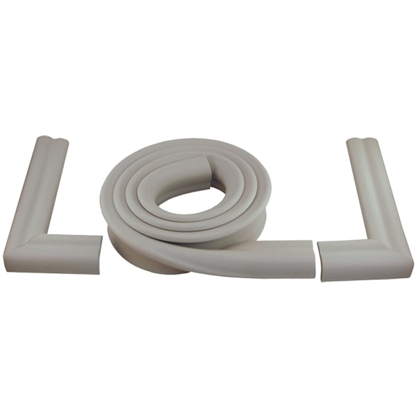 Hearth Cushion | Made in USA | Taupe | 8.33 Ft of Padding | Child Safety, Edge and Corner Guard, Baby Proof Fireplace Bumper Taupe 3 Piece Set