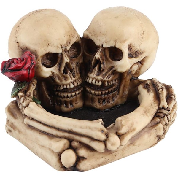 Kraniet Askebæger Resin Moderne Askebæger Bord Askebæger Halloween Ornament til Halloween Indendørs Eller Udendørs Brug