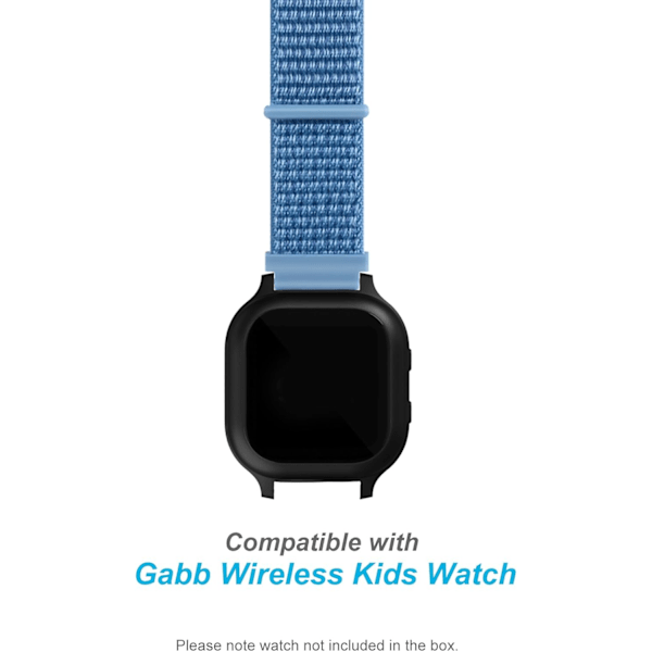 Barnklockarmband för Gabb Watch Band, 20 mm Pojke Flicka Smart Watch Band