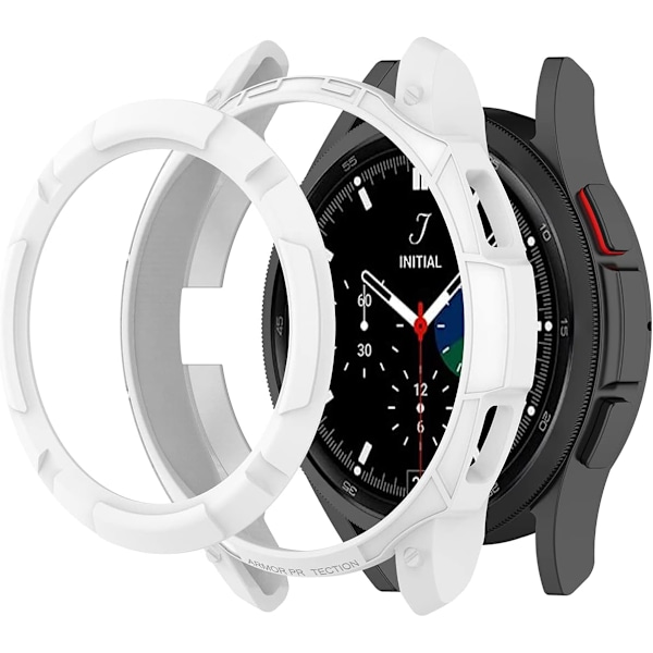 Etui Kompatibelt med Galaxy Watch 4 Classic Bezel Ring Styling Cover, Anti-ripe Beskyttelsesetui Bezel Ring Styling Designet for Galaxy Watch 4