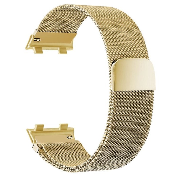 För Oppo Watch 41mm Smart Watch Milanese Rostfritt Stål Metall Armband ISB Gold
