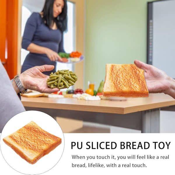 Kunstig brød Fake Toast Simulering Mad Display Model