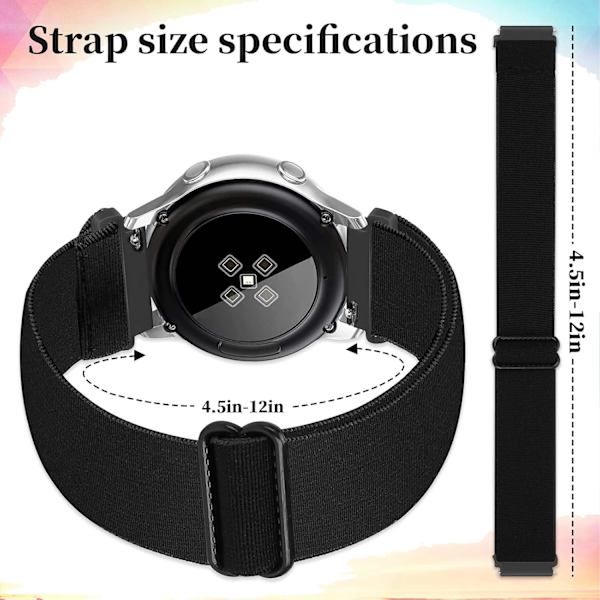 Elastiska band kompatibla med Active 2 Watch Band 44mm 40mm,