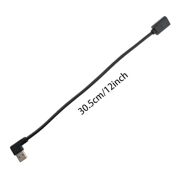 2 stk. vinkel 90 graders han til hun USB 3.0-forlængerledning