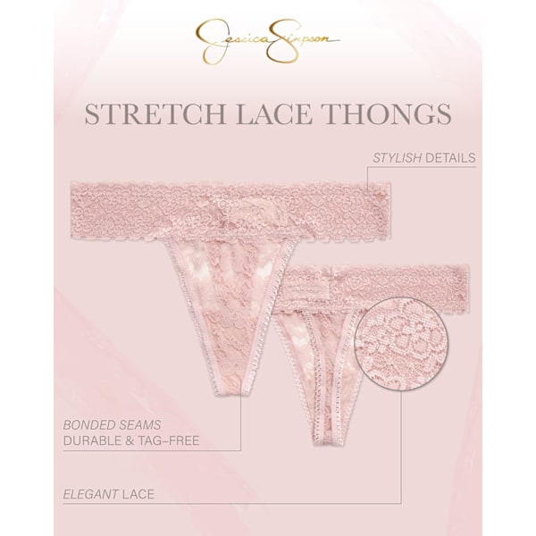 Damunderkläder - 5-pack Stretchiga trosor i mikrofiberspets