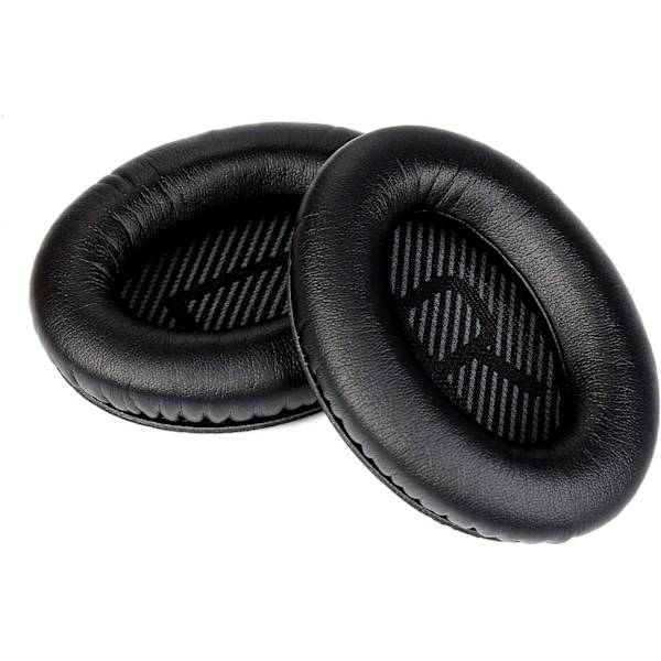 Ersättning öronkuddar för hörlurar - 2-pack (svart)