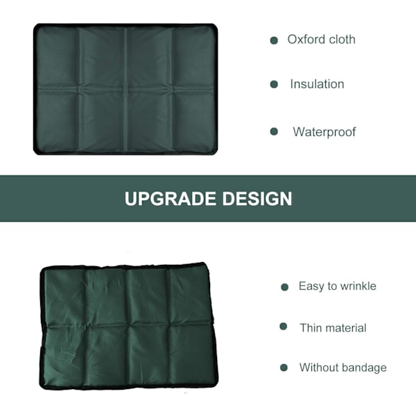 Utomhus termiska sittdynor - 2-pack - Grå
