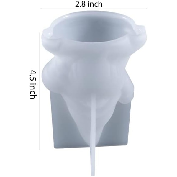 3D-form, formar Silikon för ljus