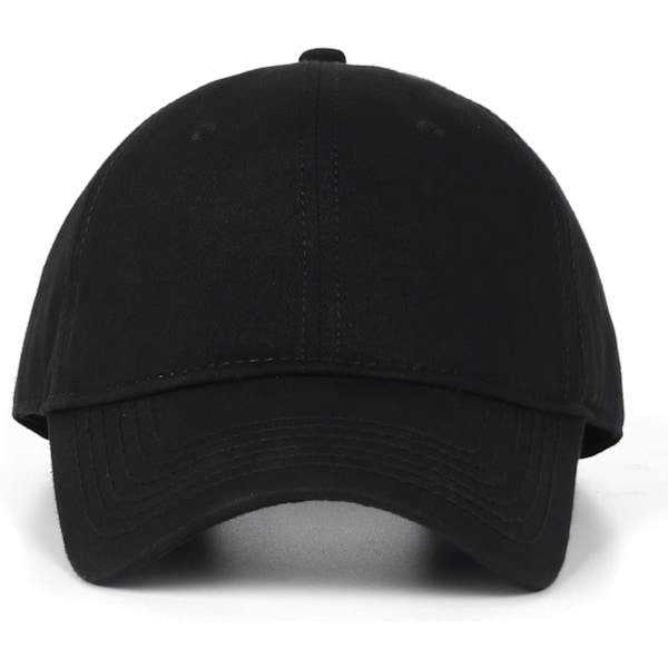 Oversize XXL 100% Bomulds Baseball Cap, Justerbar Spænde Almindelig Dad Cap, Stor Hat