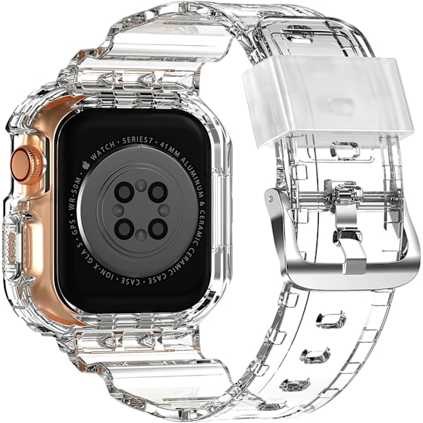 Kompatibel med Crystal Clear Apple Watch-rem