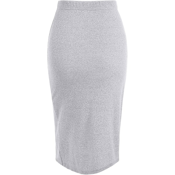 Kvinnors 2-delade kjol med crop-top, högslitsad twistkjol set klänning för