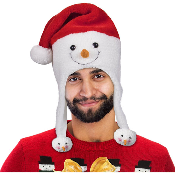 Plys Frosty Snemand Julehatte (Plys Snemand)