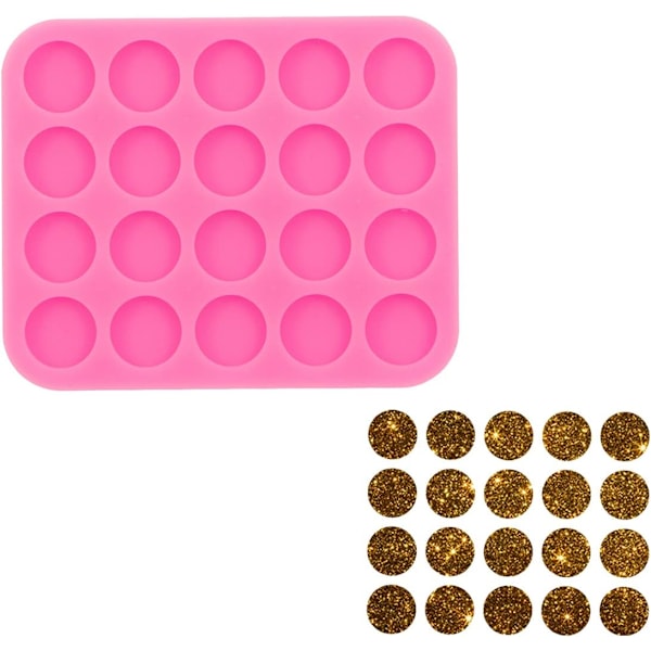 Mini Round Silicone Molds for Earrings and Crafts