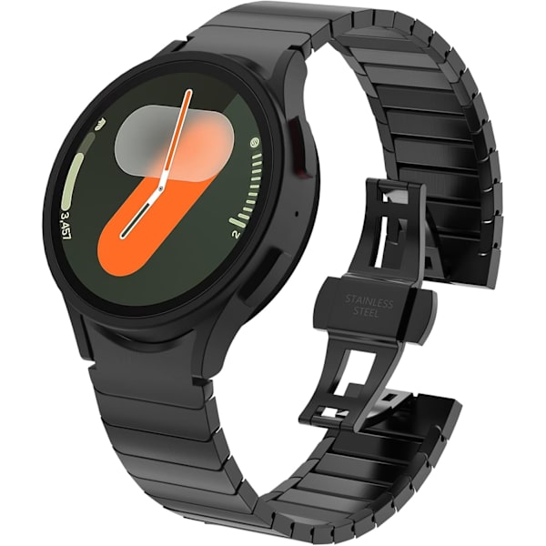 för Galaxy Watch 7 6 Band 5 Pro Galaxy Watch 6 Classic Bands 47mm 5/4/4 Classic/FE No Gap Band 44mm 40mm 43mm 45mm 42mm 46mm Män, Solid No