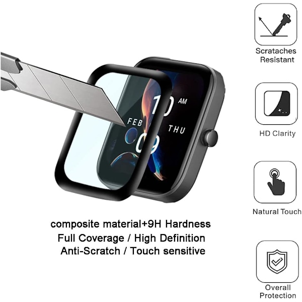 Se skjermbeskytter for Amazfit Bip 3 Pro / Bip 3