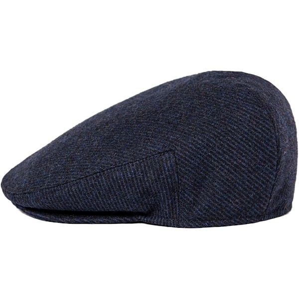 Mænds uldblandet Ivy Newsboy Cap Tweed Gatsby flad hat