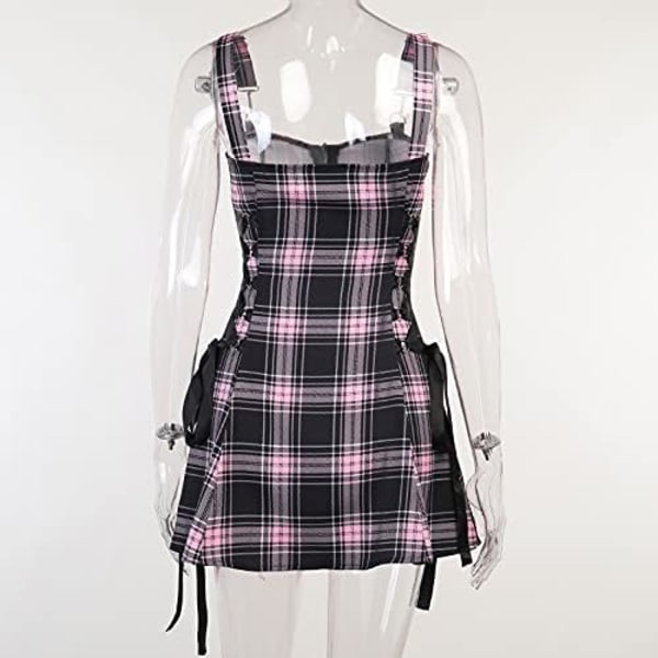 Goth Miniklänning Elegant Gotisk Svart Chiffon Mesh