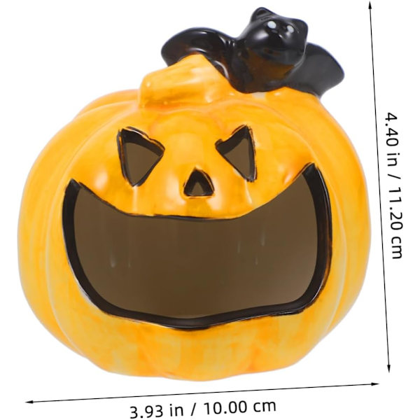Sømløs Halloween Sorte Blomster med Græskar på Røde Cigaretter Rygere Glas Askebæger, Bærbar Cigar Askebakke Holder Rund Etui til Hjem Soveværelse