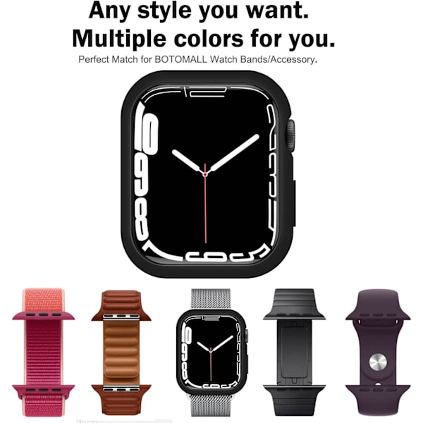 for Apple Watch Case 45mm Series 7/8 Soft