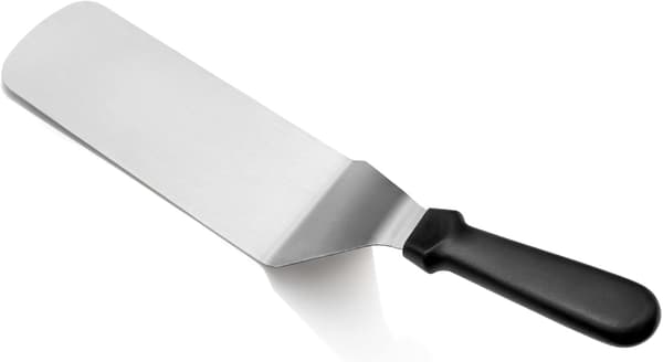 wxsp Sort spatel i rustfrit stål - Teppanyaki spatel - Udendørs grillning - 37