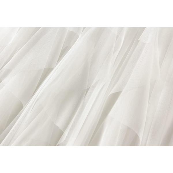 Kvinde Elastisk Høj Talje Tutu Tulle Lagdelt Skørt Sød Lagdelt Ruffles Mesh