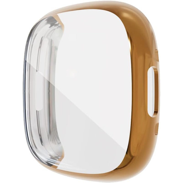 Kompatibel med Fitbit Versa 4 Case Soft TPU Pläterad Full