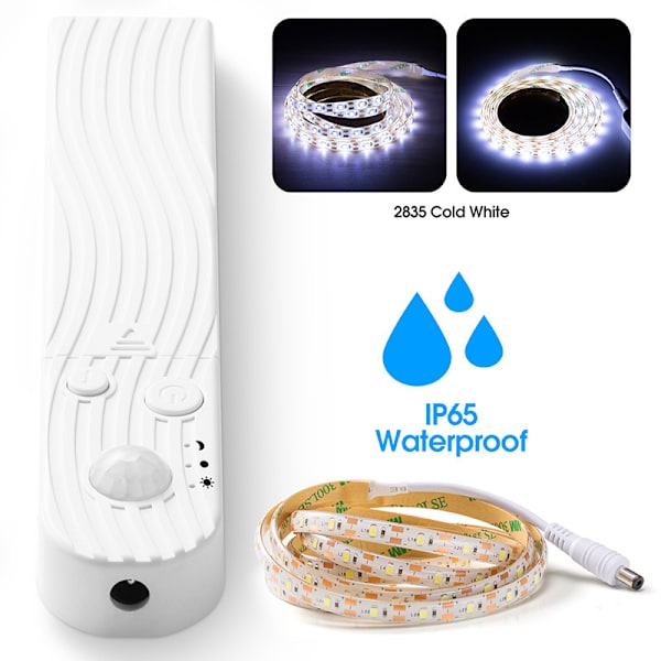 Intelligent LED-batteriboks, Human Sensing Vanntett Led
