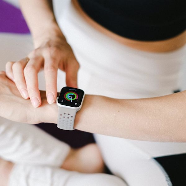 Sportband kompatibel med Apple Watch Band 38mm 40mm 41mm 42mm 44mm