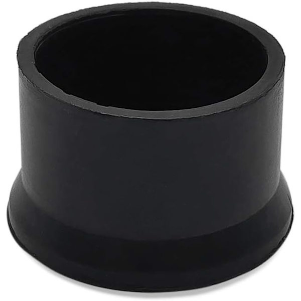 Golvskydd Stolsbensöverdrag Möbler Bordsbensöverdrag Hållbara halkfria gummibenspetsar, 2 tum, 50 mm, runda, svarta, 4 stycken svart gummi
